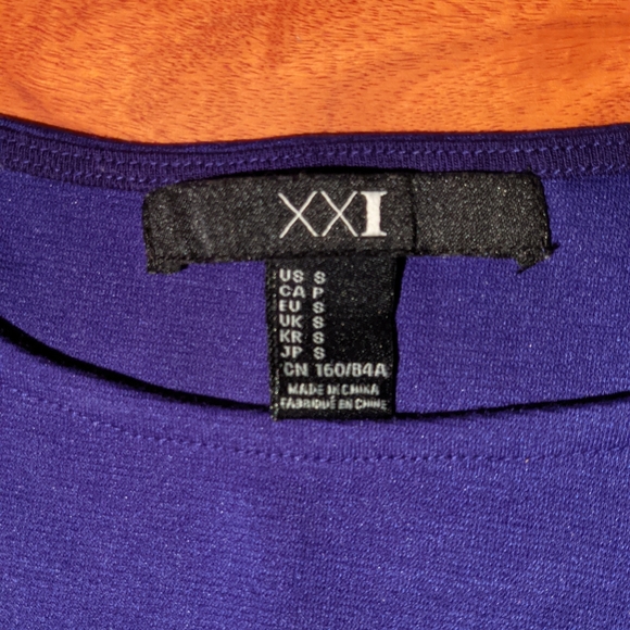 Forever 21 royal blue/purple bodycon dress - Picture 6 of 6